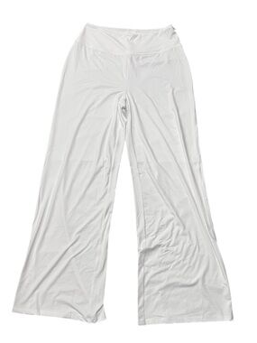 Girlfriend Collective High Rise Wide Leg Yoga Pants White